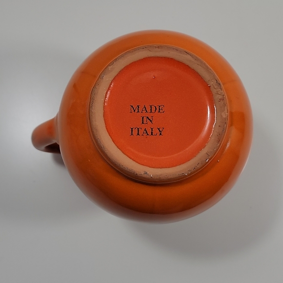 Rustic Clay Pitcher~Italy Made Vase-Creamer-Milk - Picture 4 of 4